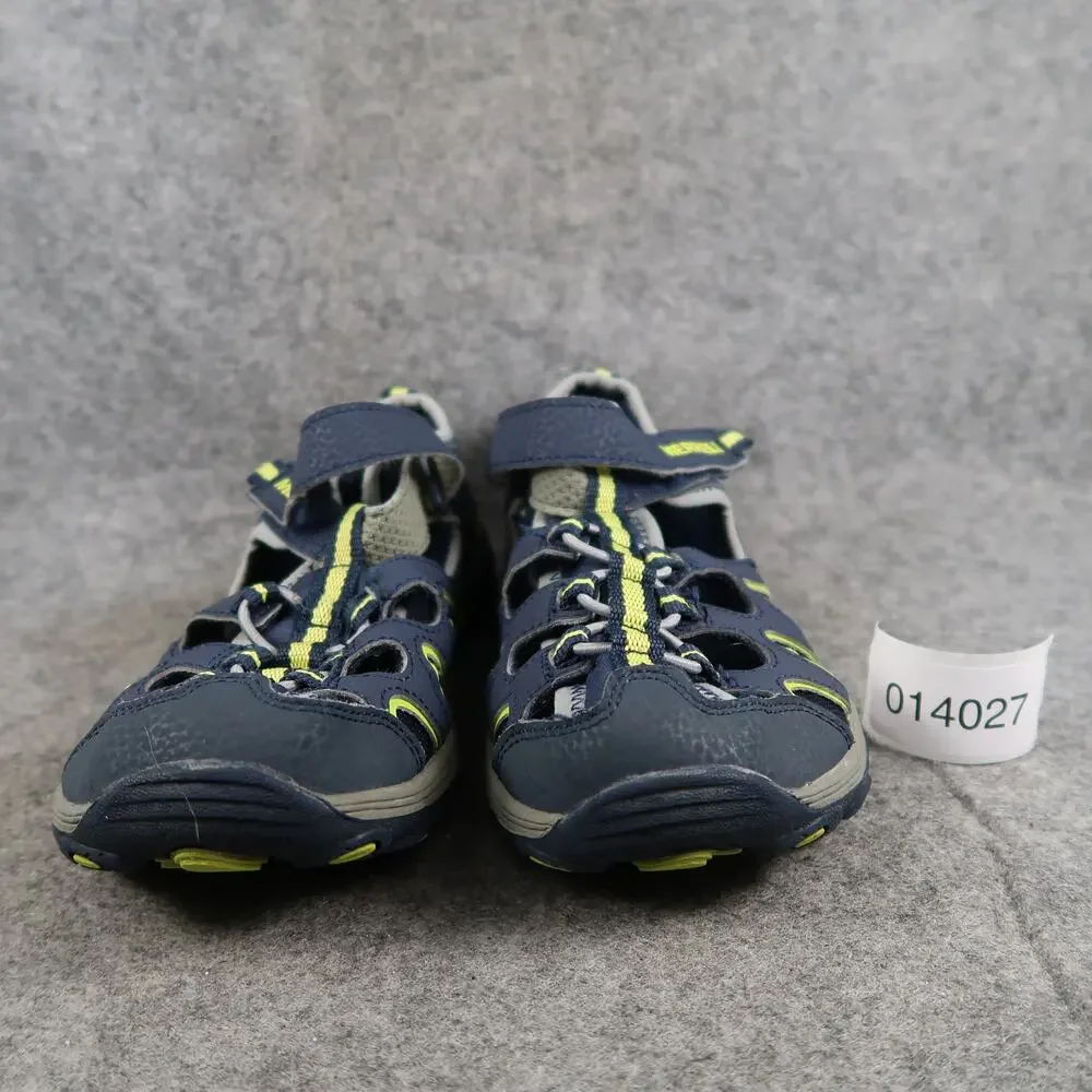 Merrell Shoes Kids 5 Sport Sandals Hydro Closed Toe Fisherman Casual Blue Green